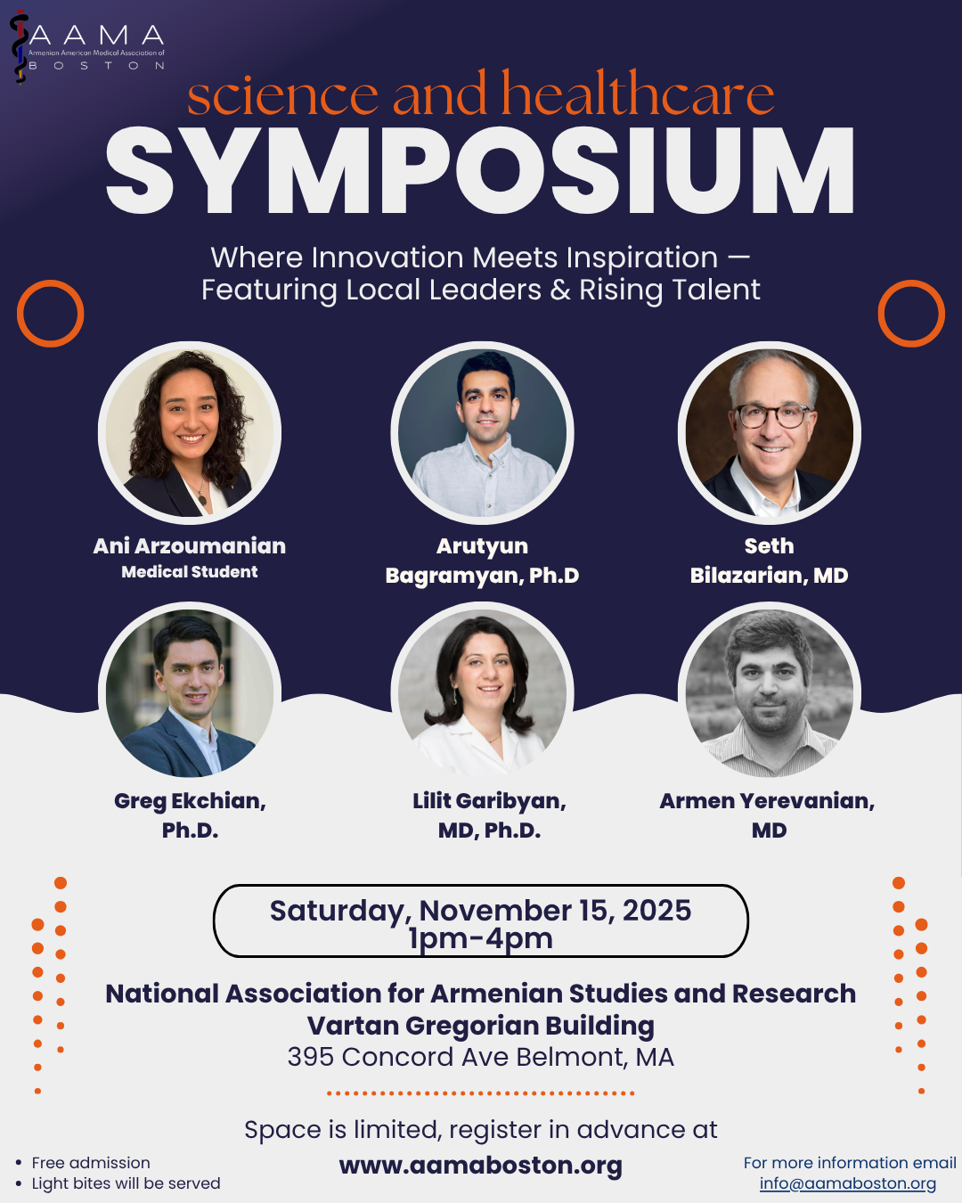 Flyers for AAMA symposium 2025-2